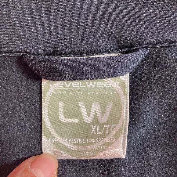 Mens XL Level Wear Vaquero Country Club 1/4 Zip Navy & Red Pullover - Picture 3 of 12